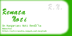 renata noti business card